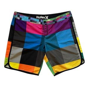 Hurley Womens Supersuede Swim Beachrider Boardshort Size 9